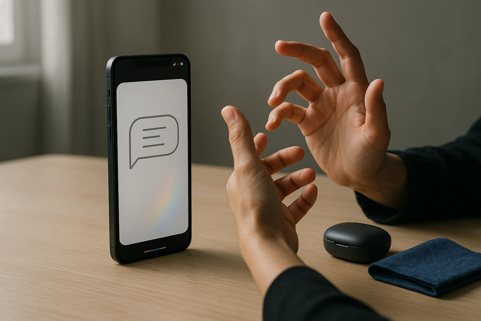Google traduit la langue des signes en texte sur mobile